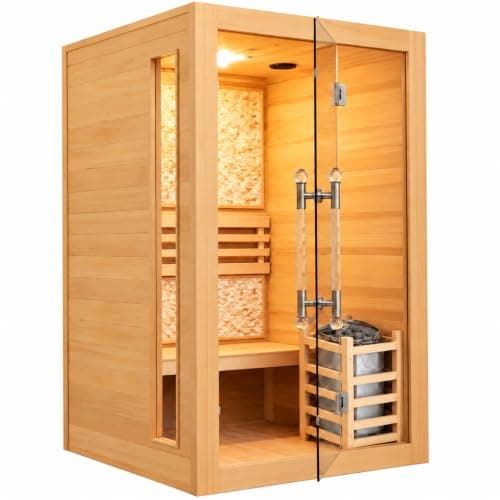 AURGOD AURGOD 2-Person Indoor Traditional Sauna (6kW Harvia)