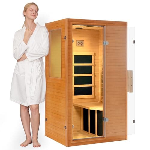 Real Relax Real Relax 1-Person Infrared Sauna (Canadian Hemlock)