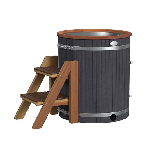 ALEKO ALEKO Cold Plunge Tub (118 Gal, Steps & Cover)