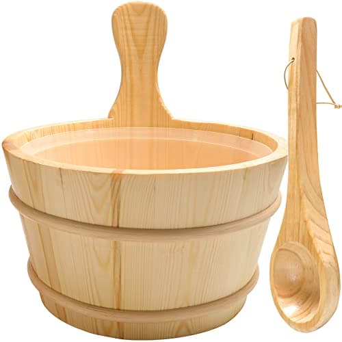 Kakunm Kakunm Finnish Pinewood Bucket & Ladle Set