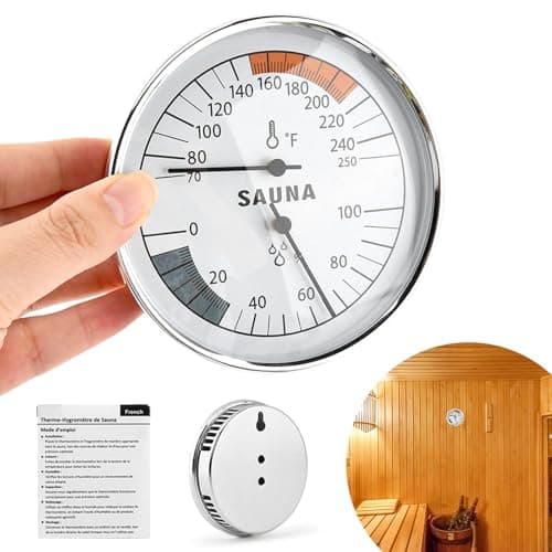Anscuto Anscuto 2-in-1 Sauna Thermometer & Hygrometer