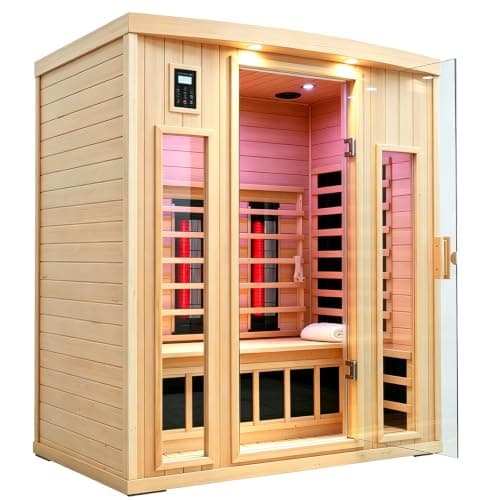 KUNSANA KUNSANA 3-Person Ceramic + Far Infrared Sauna