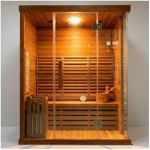 ZONEMEL ZONEMEL 3-Person Red Cedar (6kW Harvia, WiFi)
